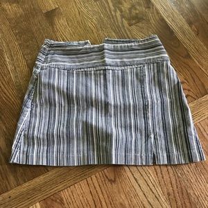 90s striped mini skirt